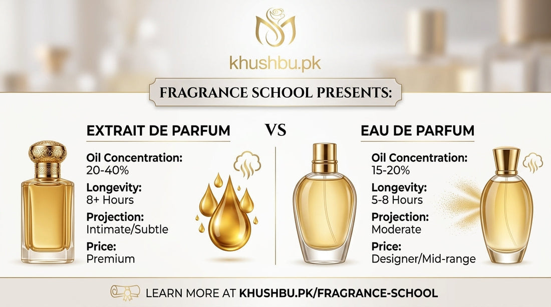 Extrait de Parfum vs Eau de Parfum: What's the Difference?