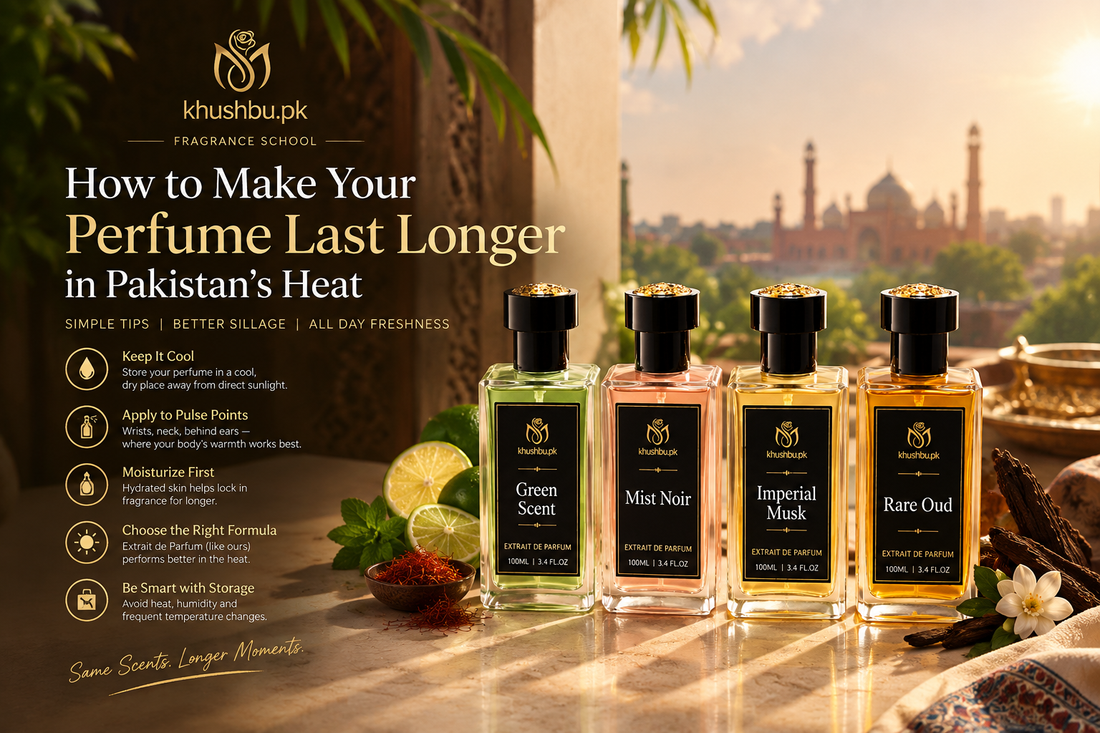 How to Make Your Perfume Last Longer in Pakistan's Heat