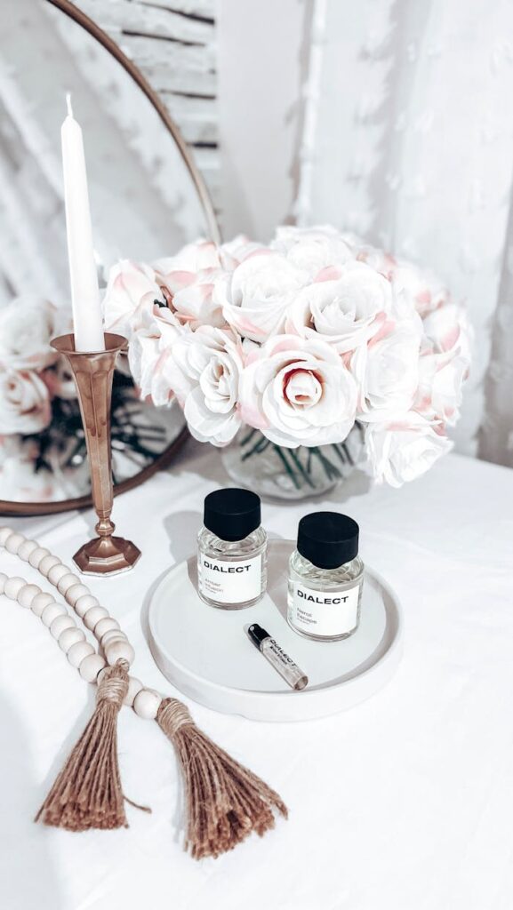 pexels-photo-18963900 Bouquet of Roses and Fragrances on a Table